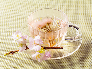 桜の塩漬け茶